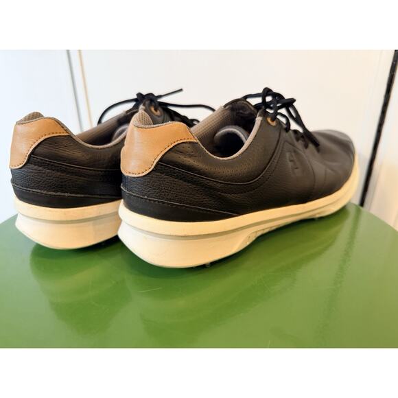 Footjoy Contour Series Black Leather Golf Shoes. Men\'s 9.5 M main image 4